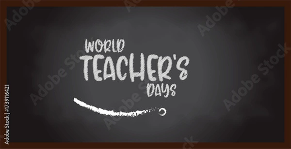 Obraz black board with back ground 