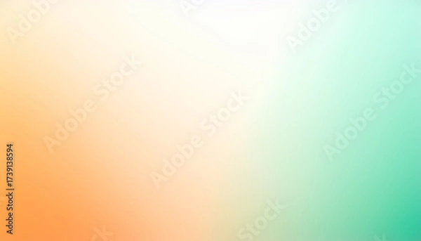 Fototapeta オレンジ 緑 グラデーション 背景素材