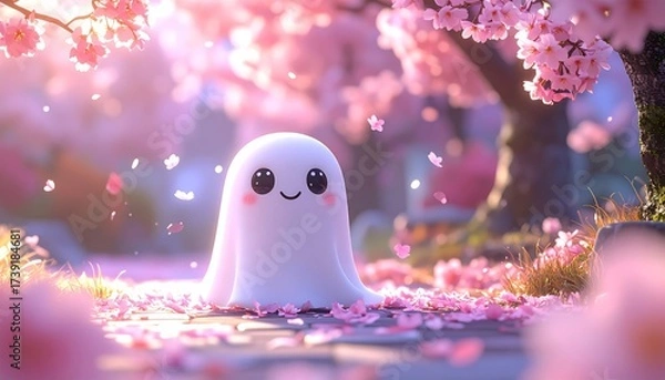Obraz Ghost in Sakura Garden
