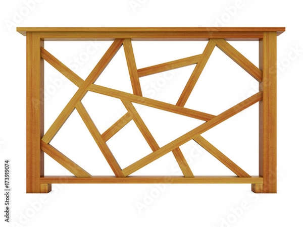 Obraz Ipe design wood railing