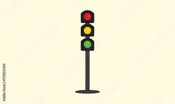 Obraz Traffic light vector