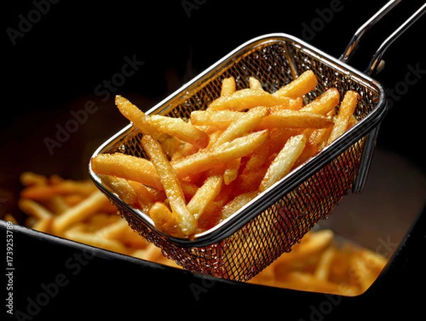 Fototapeta 揚げたてのフライドポテト