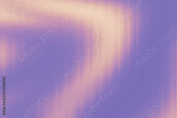 Obraz Broad lilac field crossed by peach ivory light trails, evoking translucent fabric and calm motion.