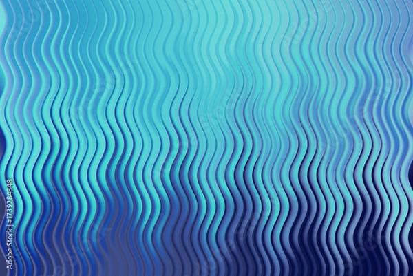 Fototapeta Abstract blue wavy background with a ripple pattern and smooth gradient effect