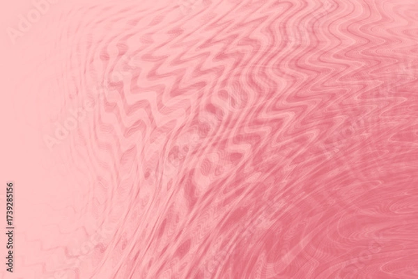 Obraz Abstract background with soft pink velvet ripple effect, sweeping zigzag waves and gentle grain, creating a dreamy flowing texture for modern design and wallpaper uses.
