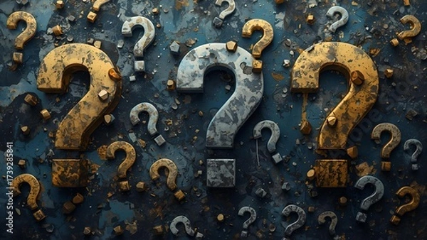 Fototapeta Questions and Answers Wallpaper, A screen for collaborative question and answer communication.