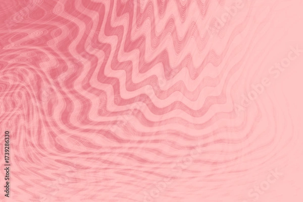 Obraz Abstract background of blush pink velvet ripples, layered zigzag currents and mellow gradients with a fine grain, ideal for posters, packaging, and UI wallpaper.