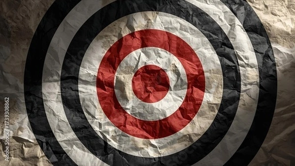 Fototapeta Target, wallpaper, business and organizational directions that must be implemented together to achieve success