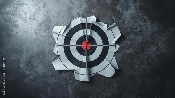 Fototapeta Target, wallpaper, business and organizational directions that must be implemented together to achieve success