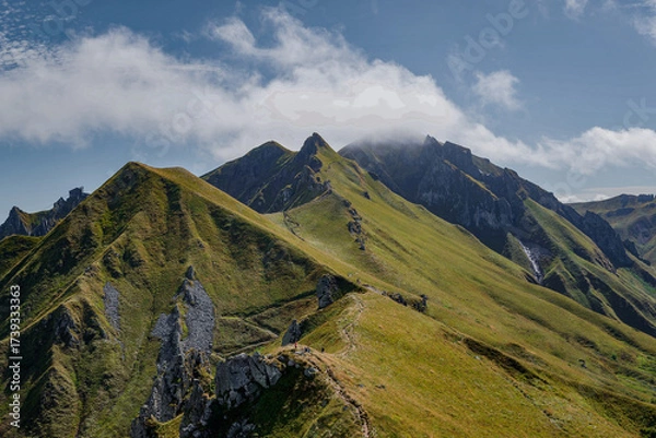 Obraz mountain landscape with blue sky