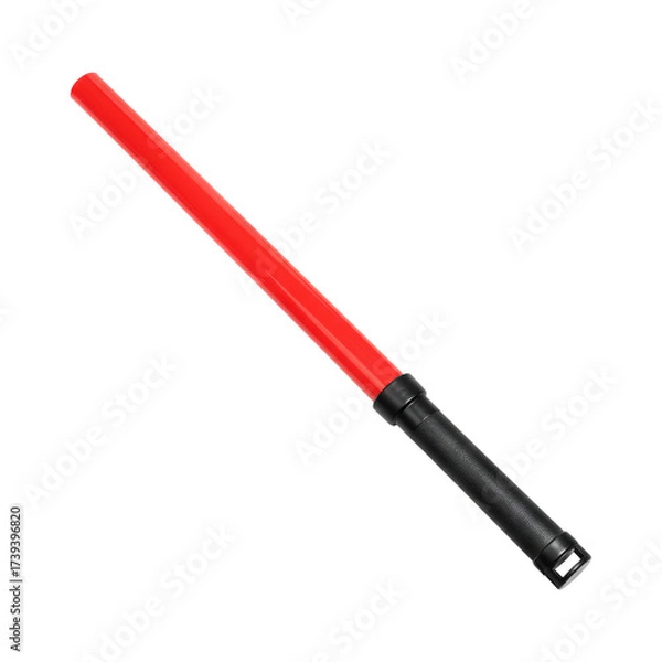 Obraz Safety baton traffic on transparent background PNG Generative AI