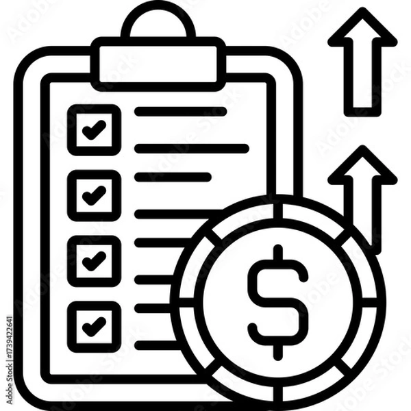 Obraz Expenses Icon Vector Element
