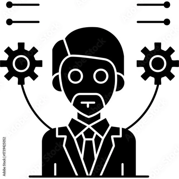 Obraz Analytics Icon Vector Element