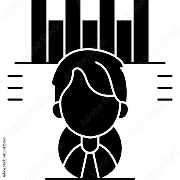 Obraz Analytics Icon Vector Element