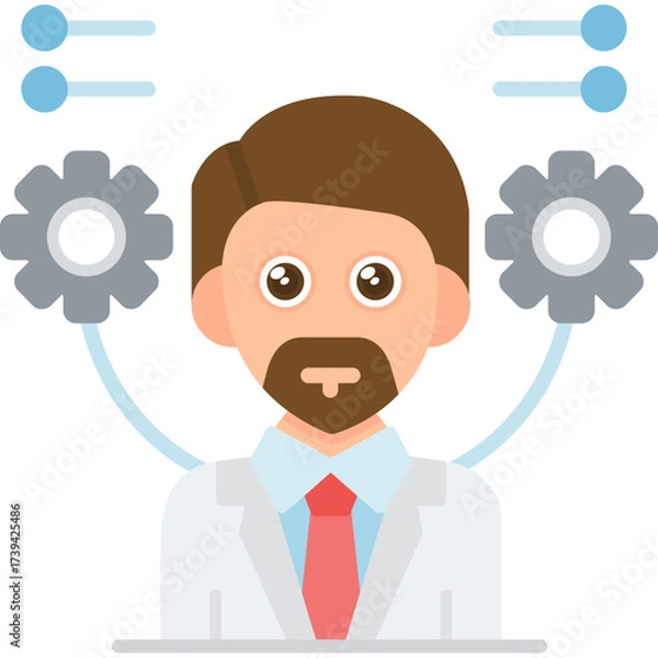 Obraz Analytics Icon Vector Element