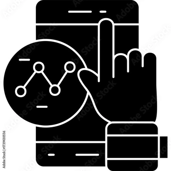 Obraz Analytics Icon Vector Element
