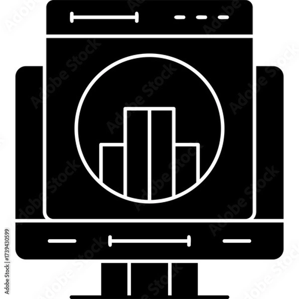 Obraz Analytics Icon Vector Element
