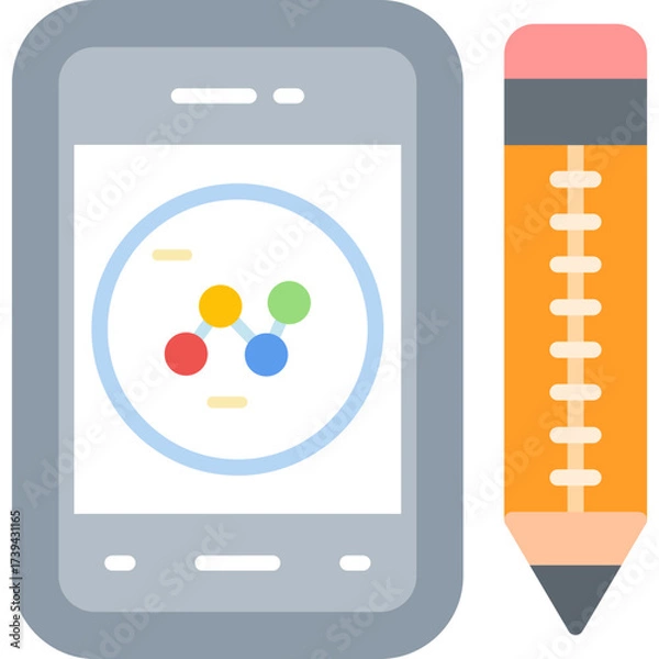 Obraz Analytics Icon Vector Element