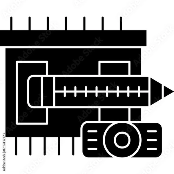Fototapeta Canvas Icon Vector Element