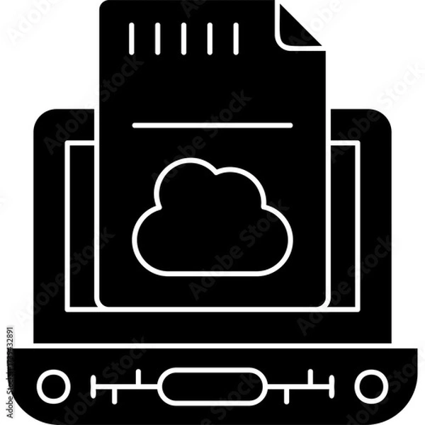 Fototapeta Elearning Icon Vector Element