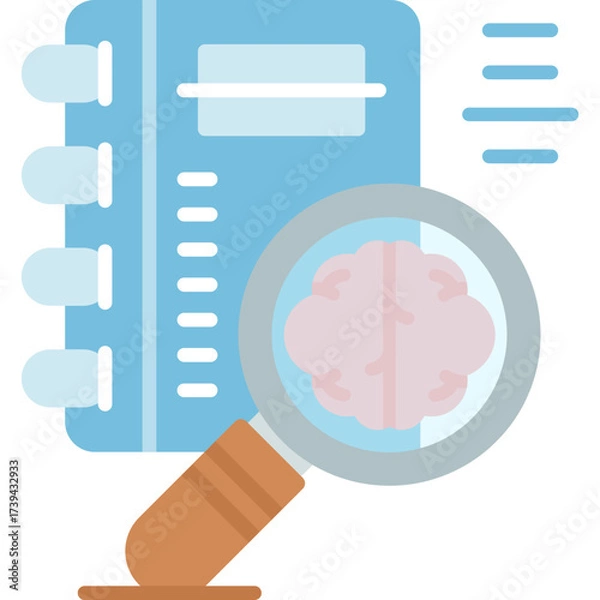 Fototapeta Studying Icon Vector Element