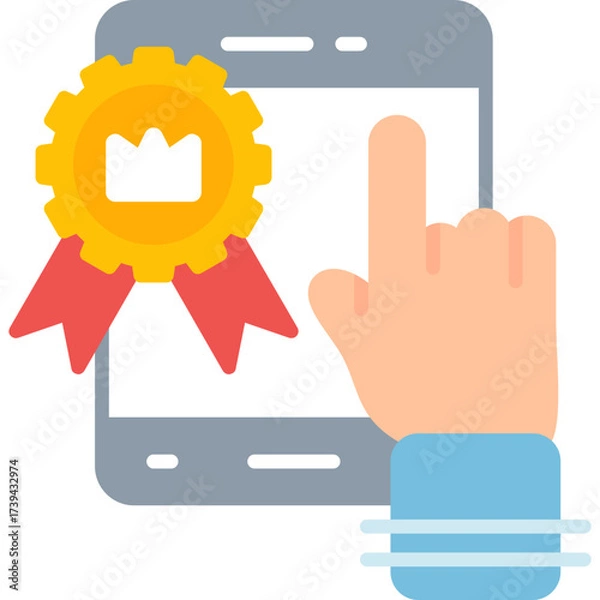 Fototapeta Graduation Icon Vector Element