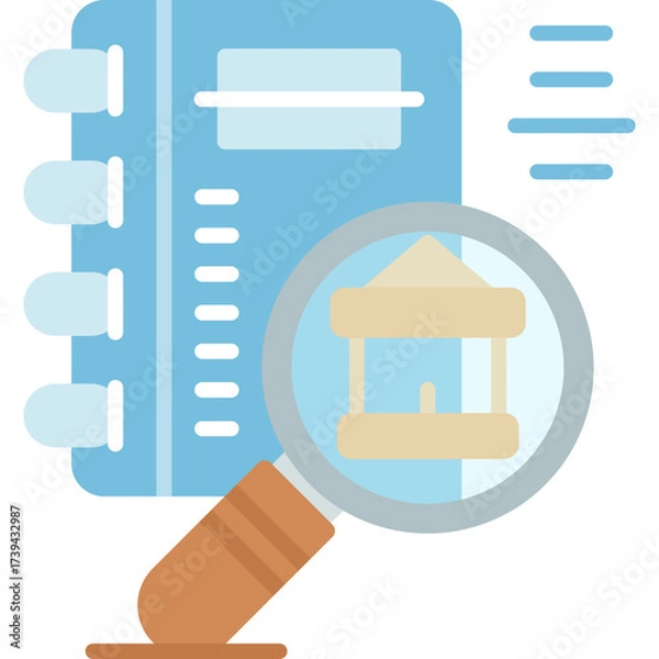 Fototapeta Homework Icon Vector Element