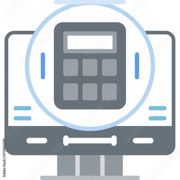 Fototapeta Calculator Icon Vector Element