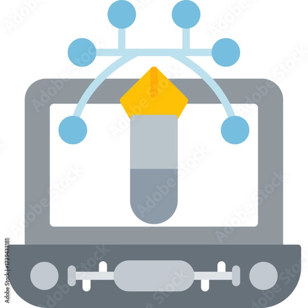 Fototapeta Graphic Design Icon Vector Element