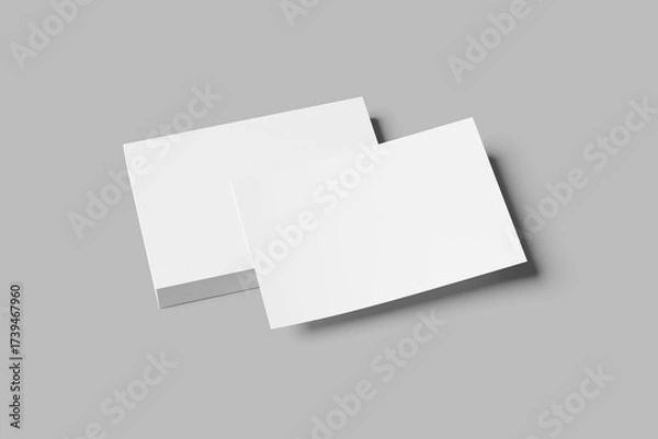 Obraz Realistic Certificate Mockups on white 3D rendering