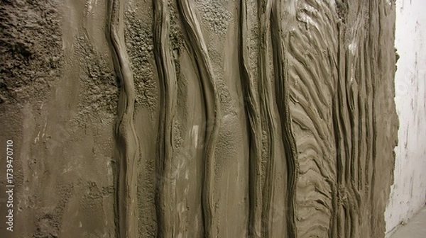 Obraz Abstract Brown Clay Texture Wall Art Background