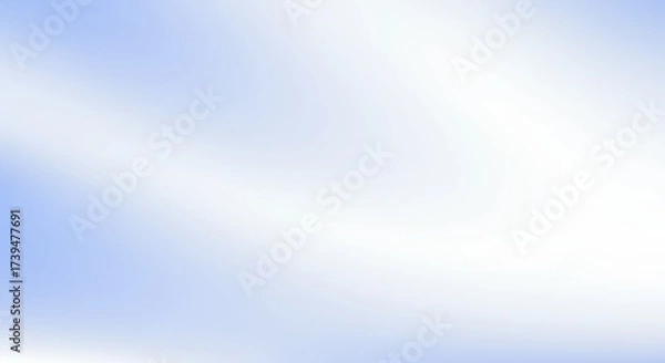 Fototapeta Minimalist Pastel Blue Gradient Fading to White