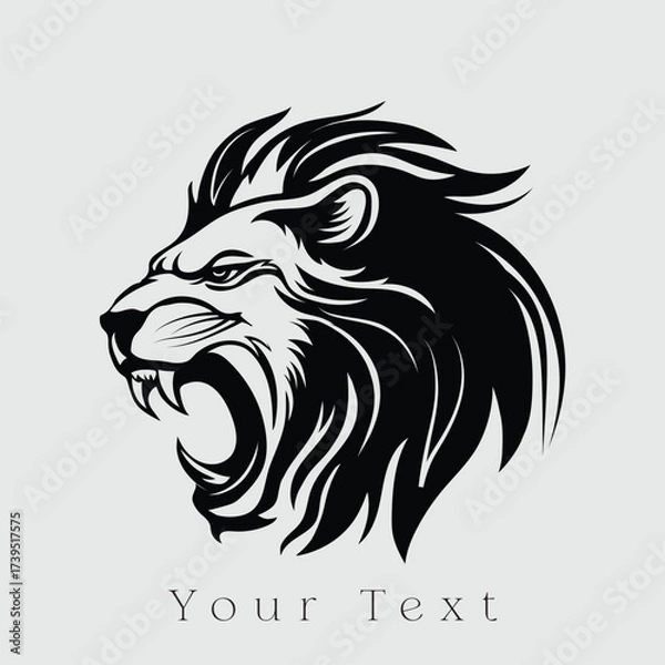 Obraz Lion head Logo.eps