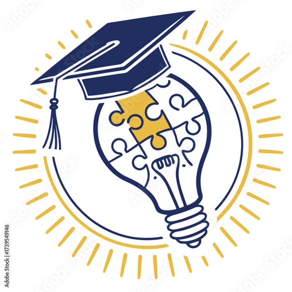 Obraz light bulb idea