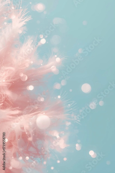 Fototapeta abstract summer background with bubbles