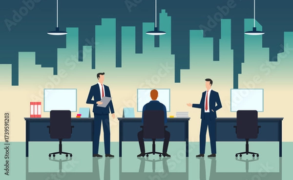 Obraz office background vector