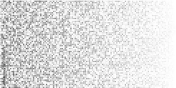 Fototapeta Abstract Black and White Halftone Pattern Background. modern raandom item in Vector Illustration