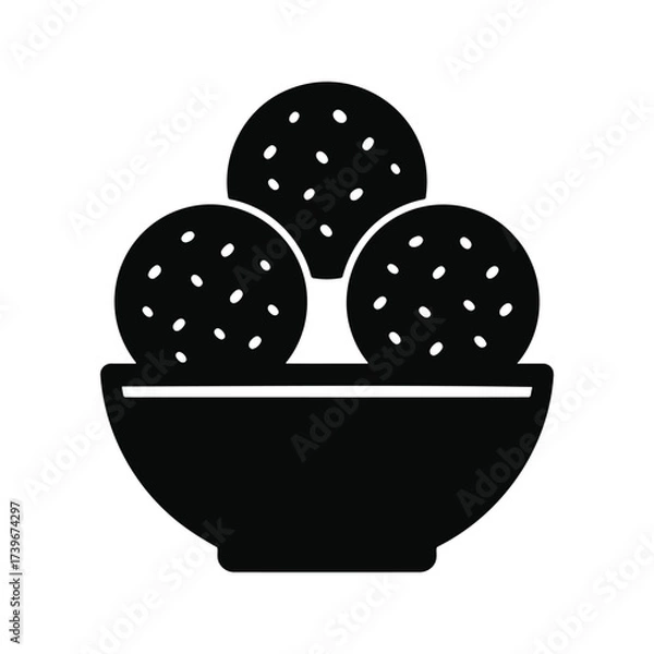 Fototapeta Three berries in a bowl