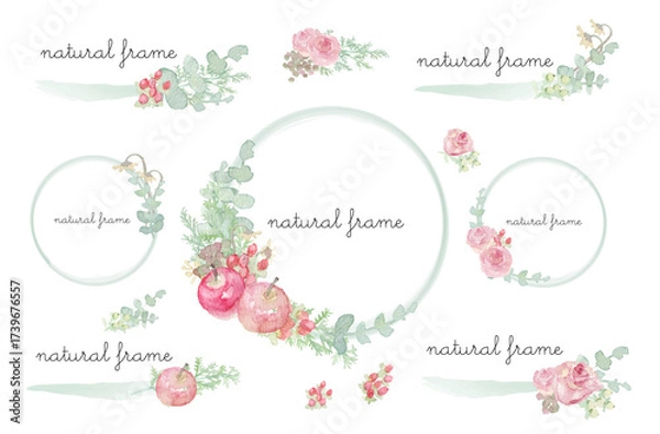 Obraz 秋色ブーケフレーム集