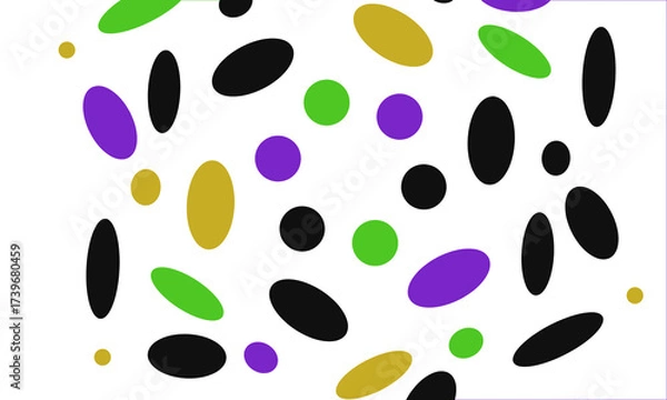 Obraz seamless pattern with easter eggs vector illustration