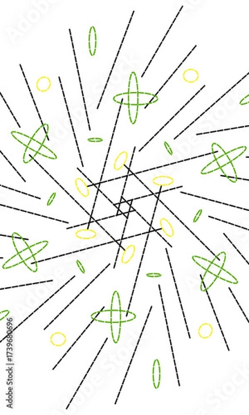 Obraz abstract technology background vector