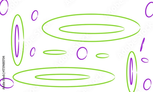 Obraz abstract background with circles