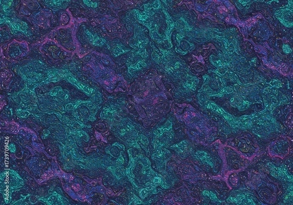 Obraz Vibrant abstract background with a liquid marble texture and psychedelic colorful pattern
