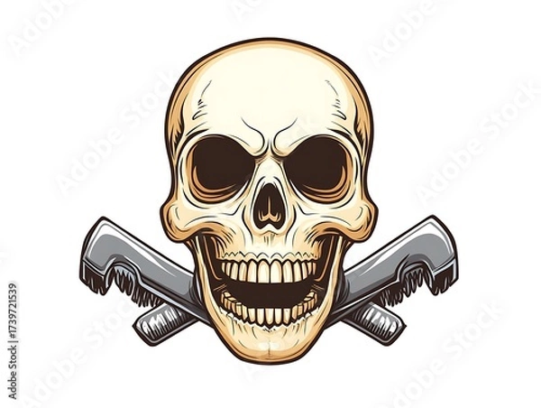 Obraz Grinning Gearskull