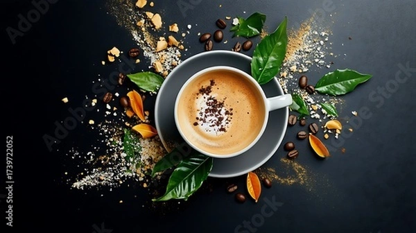 Obraz Coffee Alchemy: Aromatic Still Life