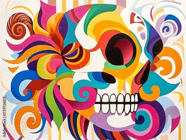 Obraz Kaleidoscopic Calavera