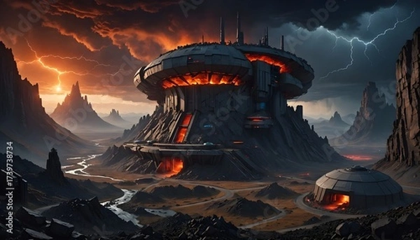 Obraz dragon in the fire