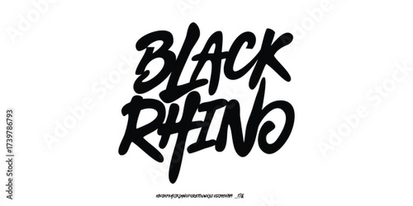 Fototapeta Elegant Font. Groovy Font. Graffiti Font. Creative Hand Drawn Uppercase and Number. Street Art Classic Lettering Fashion Designs Typography modern serif  decorative vintage concept vector illustration