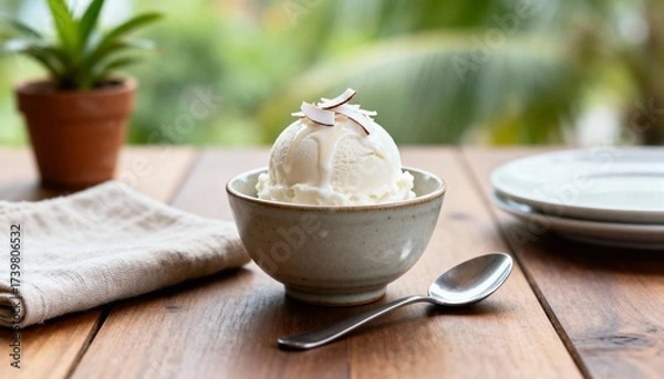 Obraz Coconut ice cream