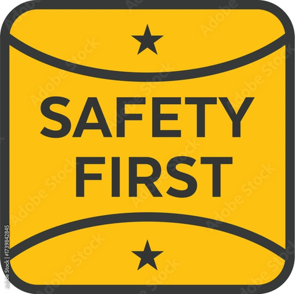 Obraz safety first silhoutte